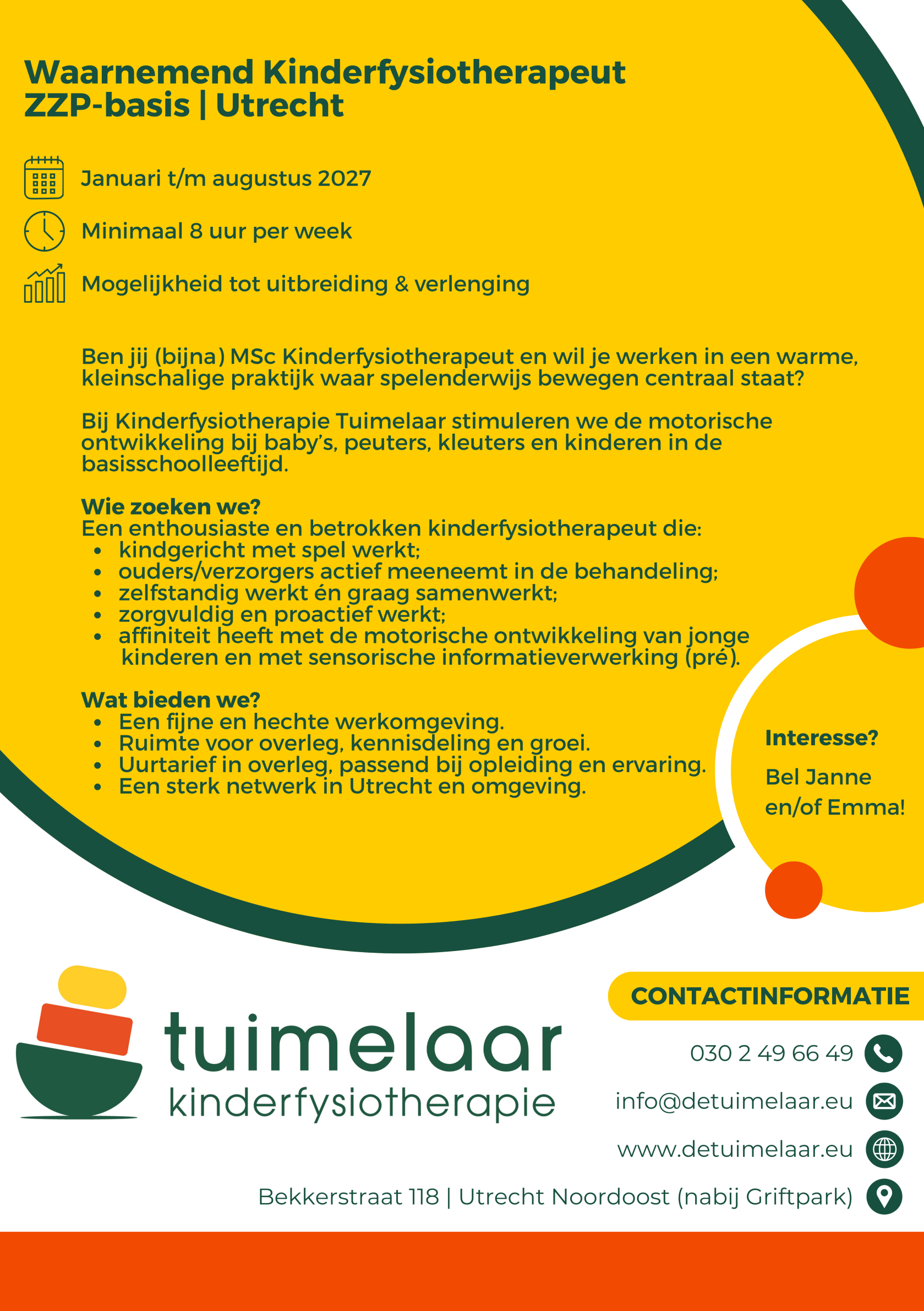 Kinderfysiotherapie Tuimelaar